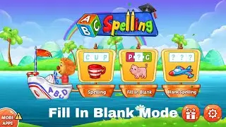 Baby learn to spelling - Fill in blank mode