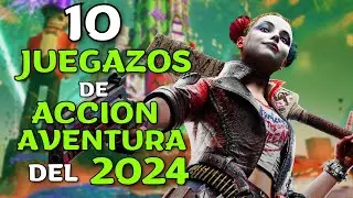 10 JUEGOS de ACCION que DOMINARAN el 2024