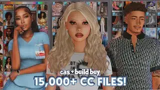 Моя ВСЯ папка Sims 4 CAS CC | Более 15 000 файлов + ссылка для скачивания | Полная коллекция поль...