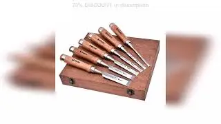 A must-have product! 6Pcs Wood Chisel Tool Sets Woodworking Carving Chisel Kit with Premium Wooden