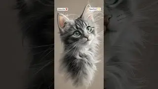 The kitten leaps toward you #cute #kitten #meow