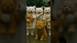 The cat was mocked for eating chicken bones #ai #sad #sadstory  #cartoon #poorcat #aicat #catcartoon