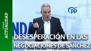 DESESPERACIÓN por las negociaciones de SÁNCHEZ