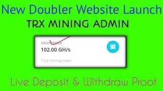 tron-mining.org new doubler website launch | TRX MINING ADMIN | Trx Doubler Sites