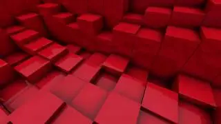 Royalty Free Motion Background Stock Video (Moving Red Columns)