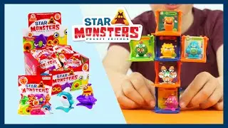 Star Monsters Pack Openings including 2 Monsters and Sticker with Sticker Album | Star Monsters UK