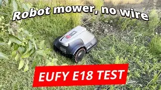 Eufy E18 robot lawn mower without boundary wire