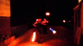 Feuershow mit Snakes 02.08.2013