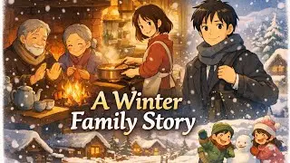 Peaceful Winter Morning &ndash; A Cozy Family Story | Ghibli Vibes Video