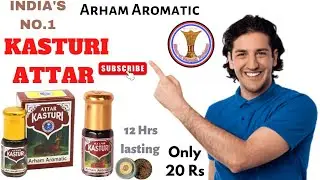 KASTURI Arham Aromatic Long Lasting Indian Attar Unboxing Review in Hindi Urdu