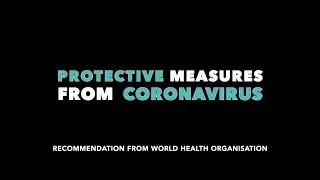 Be Wise: #Protective Measures From Coronavirus/ COVID-19 - Recommendation WHO
