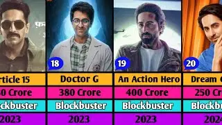 Ayushmann Khurrana Hits and Flop Movie List | Dream Girl 2 | Thamma |
