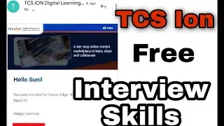 TCS iON  Digital Learning Hub Interview Skills Course
