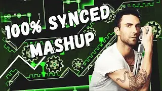Maroon 5 - Animals & Waterflame - Blast Processing | Geometry dash mashup