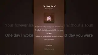 no way back song rap style #music #hiphopmusic #rap # shorts #love