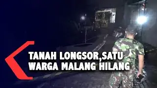 Tanah Longsor, Satu Warga Malang Hilang