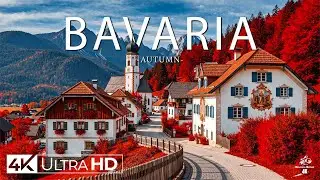 Осень в Баварии 4K UHD 🍂 Альпийские озера, сказочные замки и классическая европейская красота