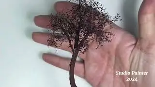 ทำต้นไม้ (คลิปเต็ม) | Making a model tree ( Full Video ) #StudioPainter #Figure #model