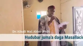 Hudubar juma'a daga Masallacin garin Sugumgum dake masarautar Ringim
