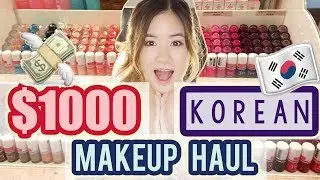 I SPENT $1000 ON KOREAN MAKEUP?!? + GIVEAWAY