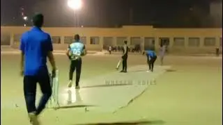 Syed nasir at U.P jym khanna ground against crown sports bowler