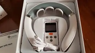 Auxoliev Neck Massager for Pain Relief Deep Tissue, Electric Pulse Neck Massager with Heat 🔥