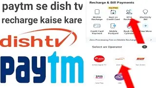 paytm se dish tv recharge kaise kare l how to recharge dish tv in paytm