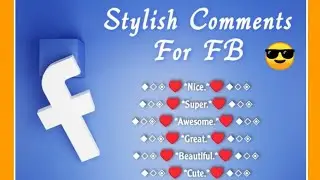 😎 Stylish Comments for Facebook ||  Facebook Stylish Comments 😱❣️ New Trick 2023 ||