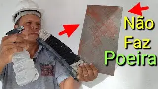 Remover argamassa velha sem fazer poeira! Cerâmica ou porcelanato!