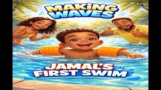 Jamal's first swim