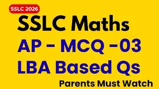 4 || 📘 Karnataka SSLC Maths | AP MCQ Problems | LBA Questions || Part 2