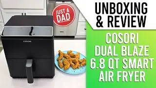Cosori Dual Blaze 6.8Qt 12-in1 Air Fryer UNBOXING & REVIEW