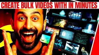 How to Create Bulk Videos for Your Faceless YouTube Channel in Minutes