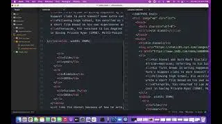 Comparing Working and Non-Working Movie Exercise HTML Files