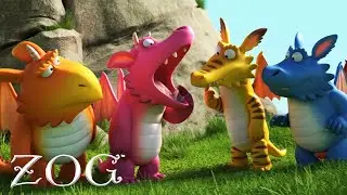 Zog Is Learning To Fly In Dragon School @GruffaloWorld: Zog