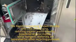 Garden waste fermentation treatment machine