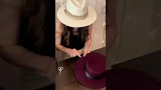 Making hat #hatlover #hatmaking #hats #girlinahat #millenary #diy #customhat #handmade #handmadehat