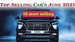 Top 10 most selling cars in June 2021. 10 highest selling cars June 2021. AV Auto Vlogs