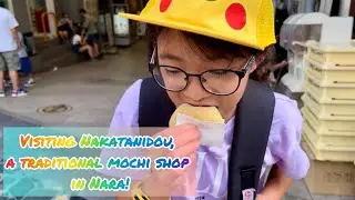 Nakatanidou, a traditional mochi shop in Nara, Japan!