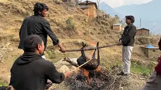Village Life Inside Nepal || Different Culture In Village || Real Nepali Life