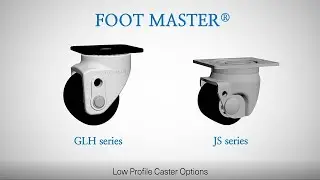 FOOT MASTER Low profile casters