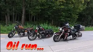 Harley Davidson Oil run to Malacky