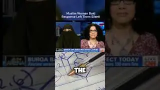Muslim woman bold response left them Speechless #muslimah #debate #hijab #niqab