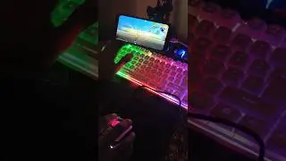 Mobile Free Fire with Keyboard & Mouse 🤯 | REAL Handcam #gaming #shortfeed #viral #shortsviral