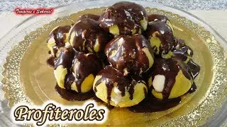 PROFITEROLES rellenos de Chantilly fáciles y deliciosos