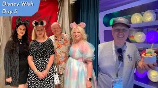 Disney Wish Vlog Day 3 | Olaf's Royal Picnic, Joyful Sweets & Pirate Night with Fireworks!