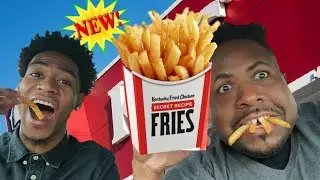 NEW KFC Secret Recipe Fries FAST FOOD video Review