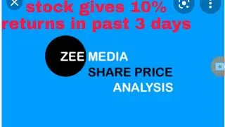 zee media latests updates mediasector shows bullish  let wait the next resistance to be break#shorts
