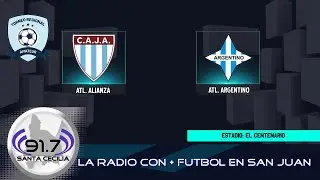 TORNEO REGIONAL AMATEUR 25/26: ALT. ALIANZA (SJ) VS. ATL. ARGENTINO (MZA)