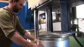 Herstellung randlose Aluminiumrundgef&auml;sse